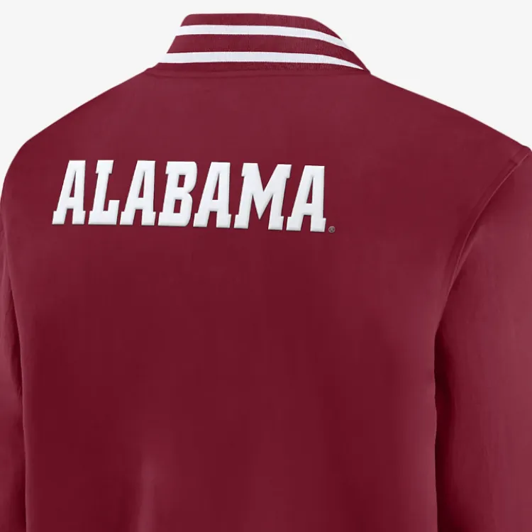 Nike Alabama Crimson Tide Sideline Men's Nike College Full-Zip Bomber Jacket-4