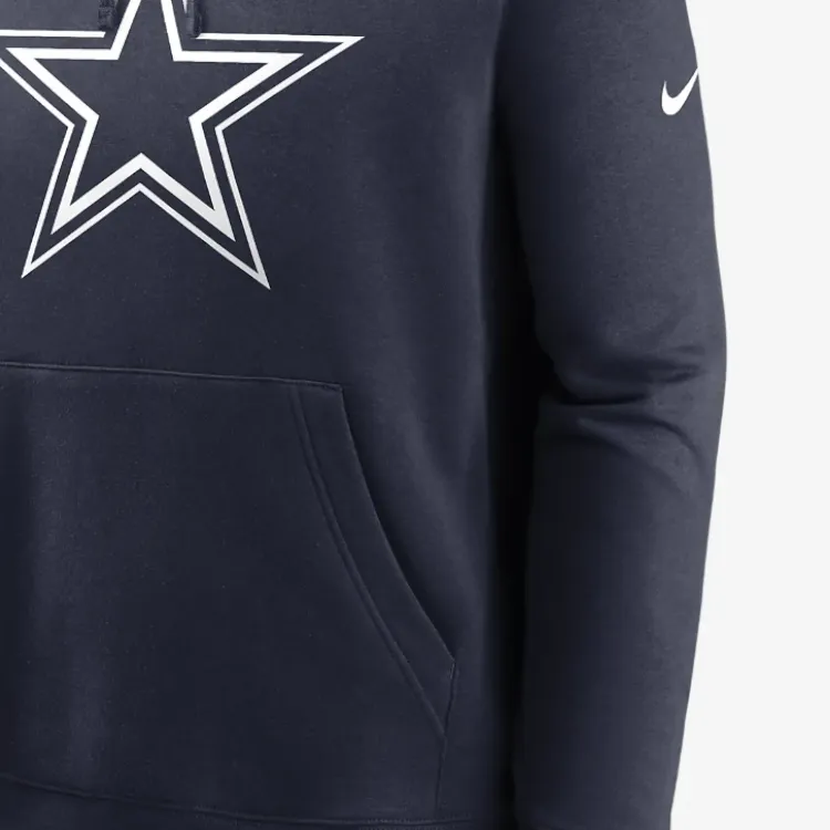 Nike Dallas Cowboys Logo Club Men's Nike Nfl Pullover Hoodie-2
