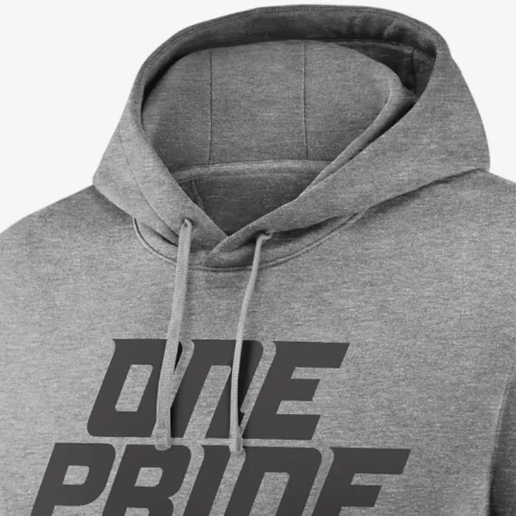 Nike Detroit Lions Club Logo Men's Nike Nfl Pullover Hoodie-3