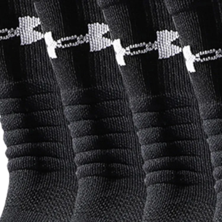 Under Armour Knee High Socks Unisex 1 Set 6 Pack Black-3