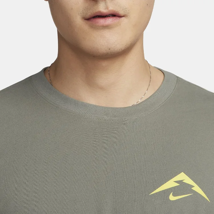 Nike T Shirts Men Green-4