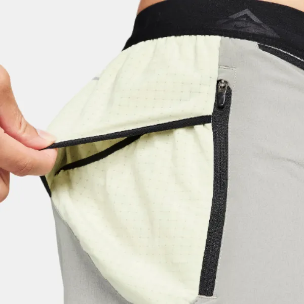 Nike Dri-FIT 5' Brief-Lined Running Shorts Sports Shorts Men's Dark Gray Mud-4