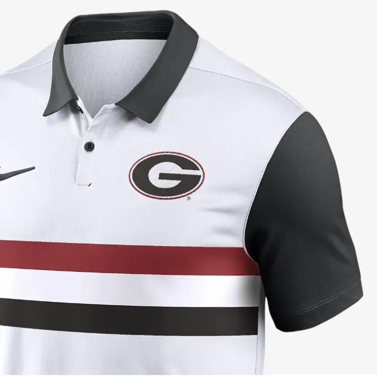 Nike Georgia Bulldogs Primetime Campus Vapor Men's Nike Dri FIT College Polo-2