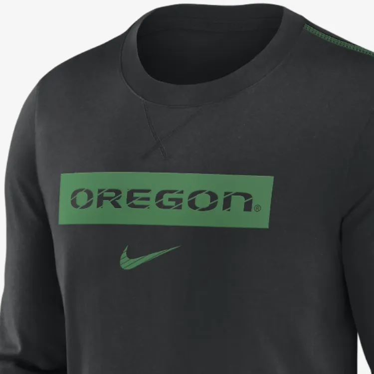 Nike Oregon Ducks Sideline Player Men's Nike Dri FIT College T Shirt-4