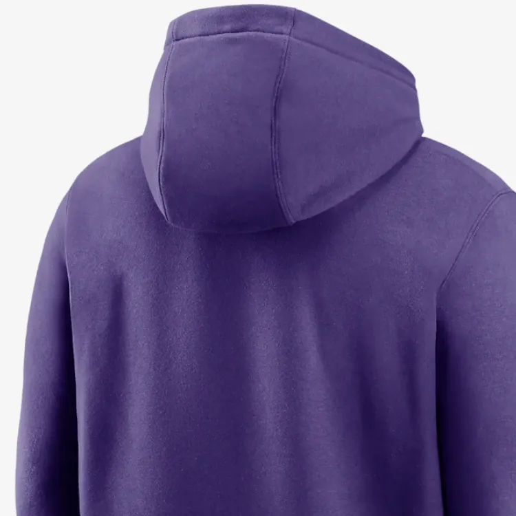 Nike Lsu Tigers Legacy Club Foundational Men's Nike College Pullover Hoodie-5