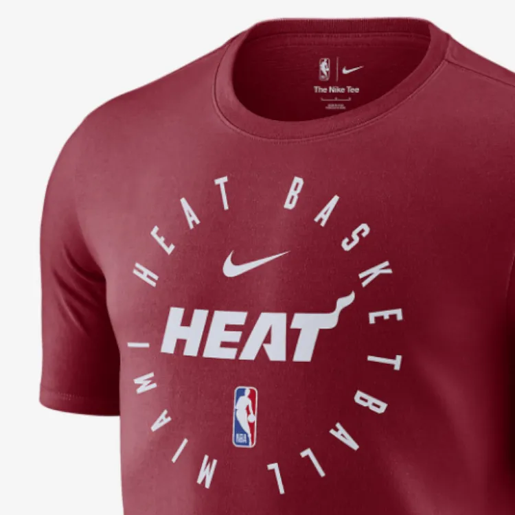 Nike Miami Heat Men's Nike Dri FIT Nba T Shirt-3