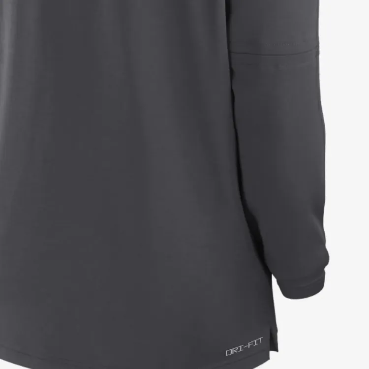 Nike Florida State Seminoles Sideline Coach Men's Nike Dri FIT College 1/2 Zip Long Sleeve Top-4