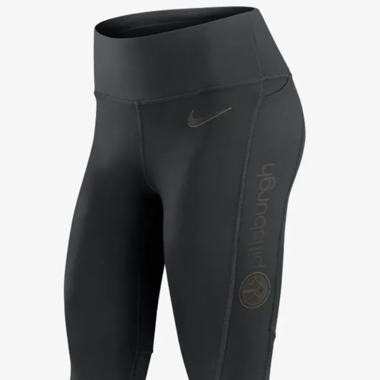 Nike Pittsburgh Steelers Women's Nike Dri FIT Nfl Leggings-3