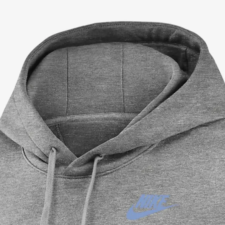 Nike North Carolina Tar Heels Legacy Club Primary Logo Men's Nike College Pullover Hoodie-4