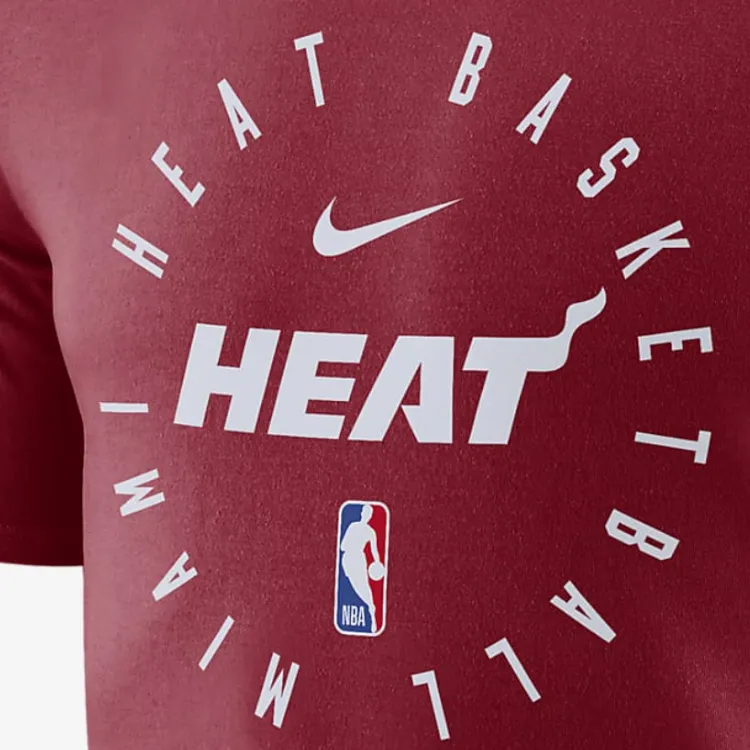 Nike Miami Heat Men's Nike Dri FIT Nba T Shirt-5