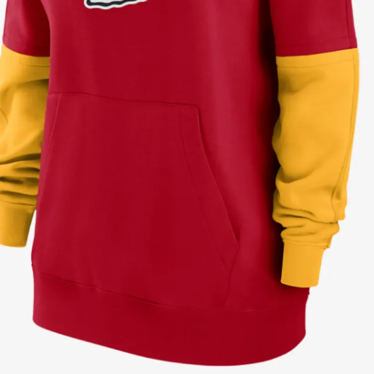 Nike Kansas City Chiefs Sideline Essential Women's Nike Nfl Pullover Hoodie-4