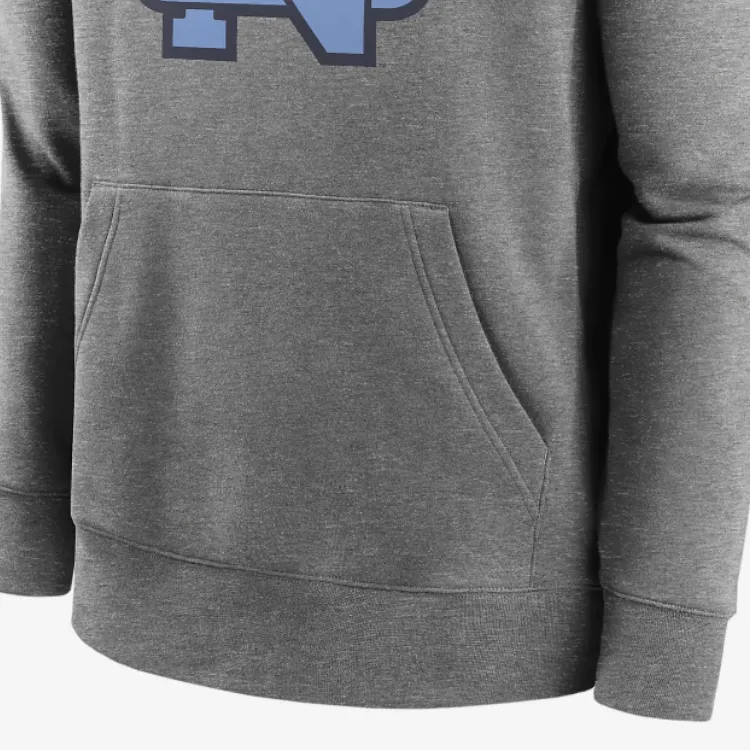 Nike North Carolina Tar Heels Legacy Club Primary Logo Men's Nike College Pullover Hoodie-3