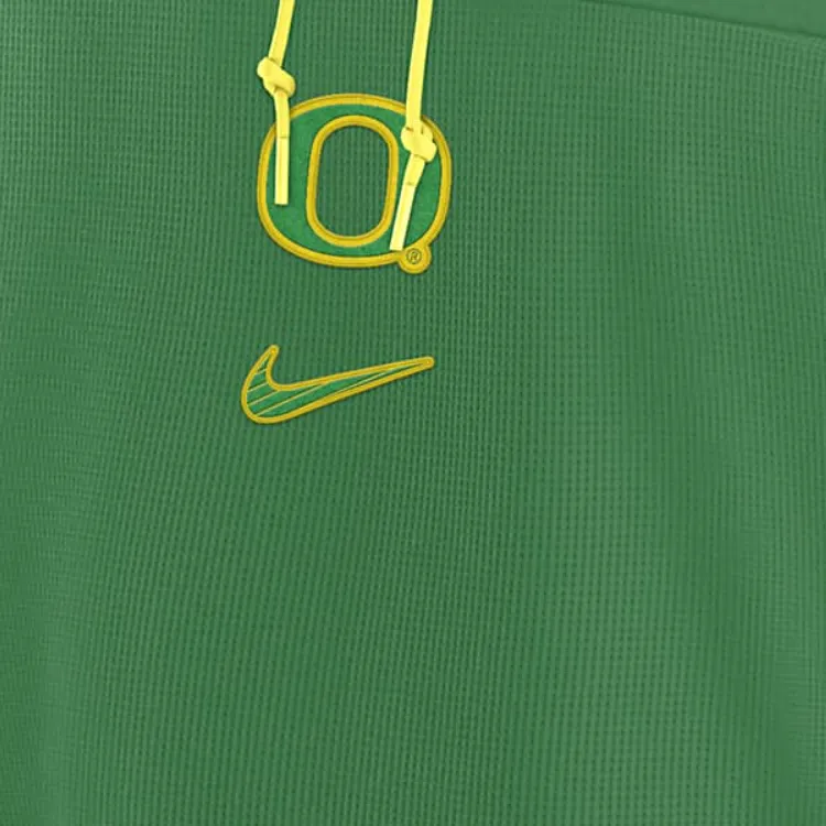 Nike Oregon Ducks Sideline Jersey Men's Nike Dri-FIT College Pullover Hoodie-2