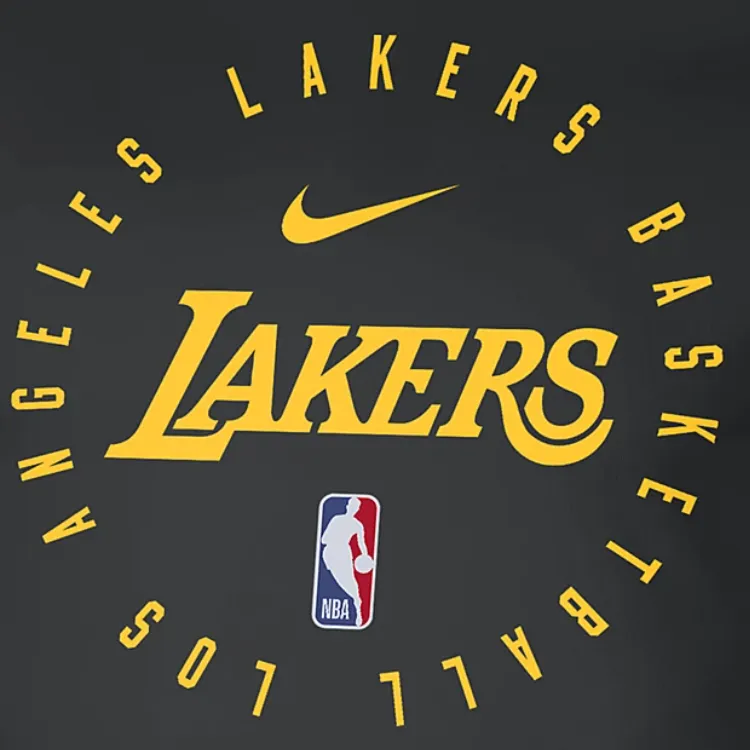 Nike Los Angeles Lakers FW24 T Shirt Men Black-3