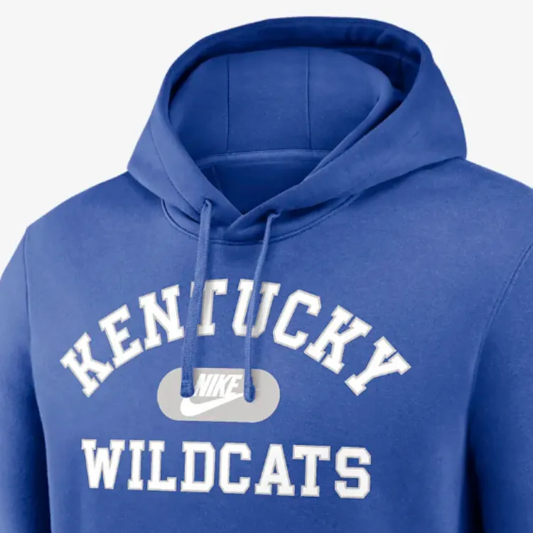 Nike Kentucky Wildcats Legacy Club Foundational Men's Nike College Pullover Hoodie-3