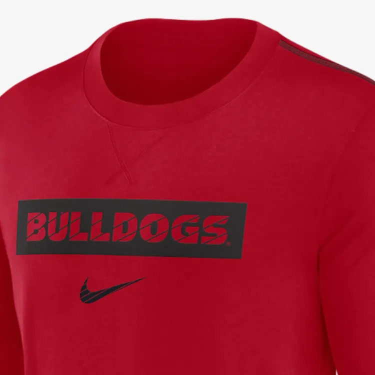 Nike Georgia Bulldogs Sideline Player Men's Nike Dri FIT College T Shirt-4