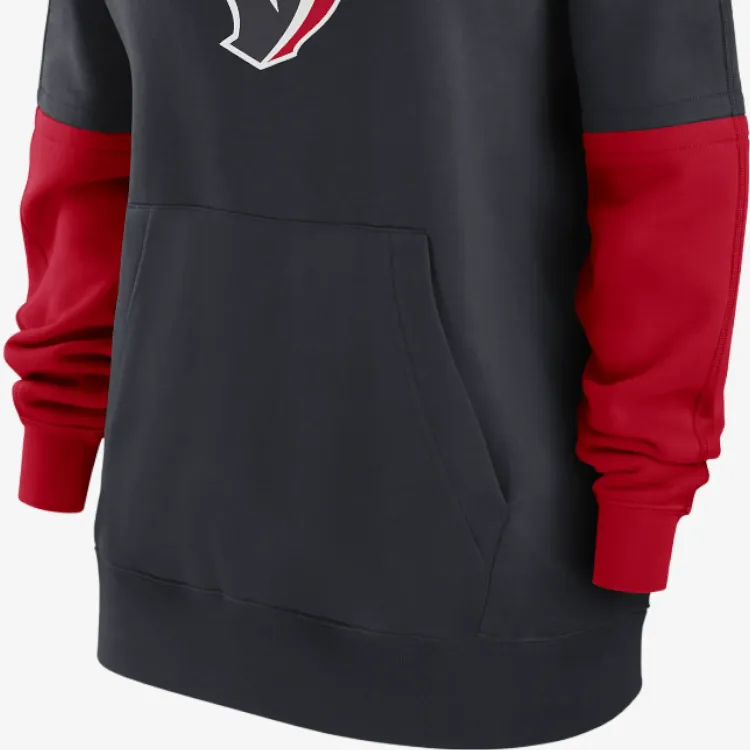Nike Houston Texans Sideline Essential Women's Nike Nfl Pullover Hoodie-4