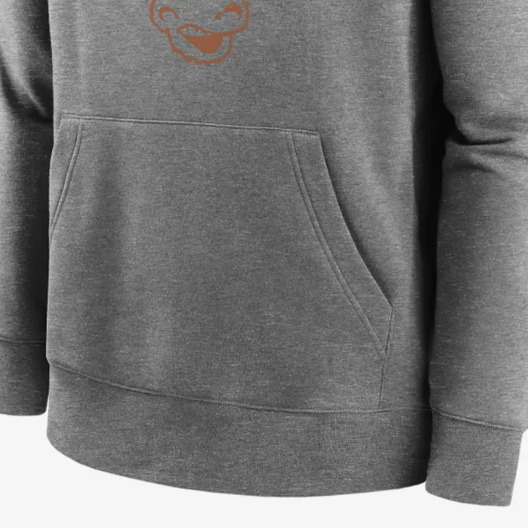 Nike Texas Longhorns Legacy Club Primary Logo Men's Nike College Pullover Hoodie-3