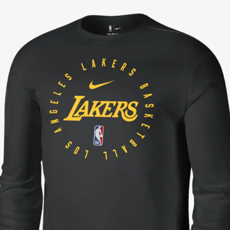 Nike Los Angeles Lakers FW24 T Shirt Men Black-2