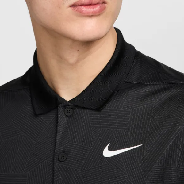 Nike Dri Fit Polo Shirt Men's Black-3