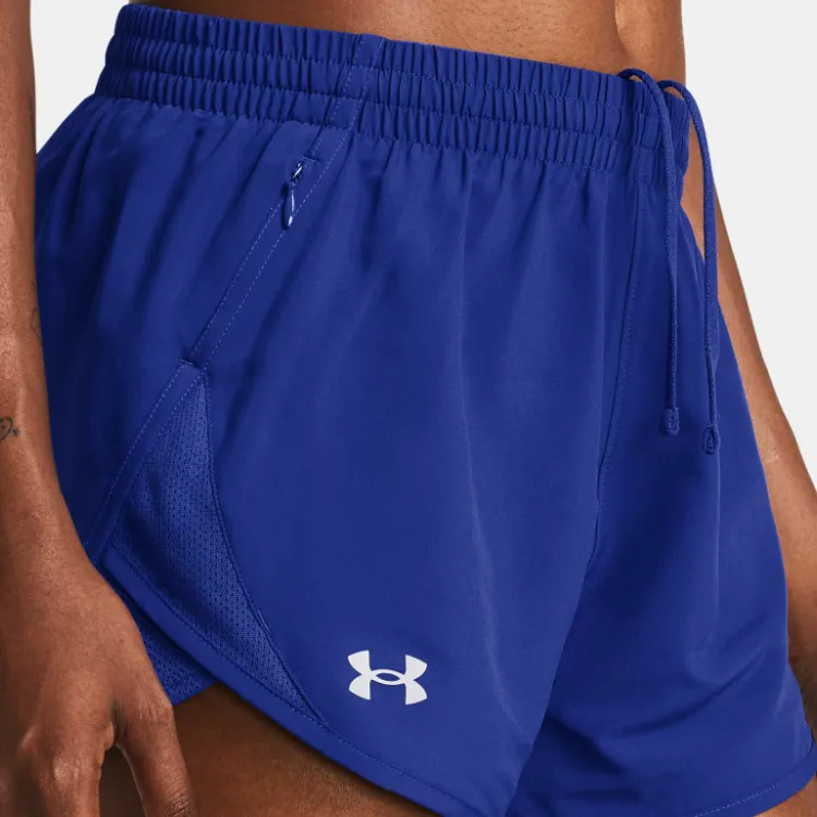 Under Armour UA Fly By Sports Shorts Women's Blue-4