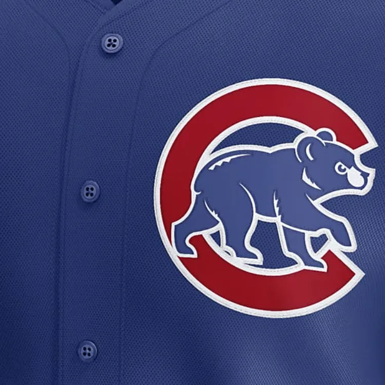 Nike x MLB Dri-FIT ADVChicago Cubs FW24 Baseball Jacket Men's Blue-3