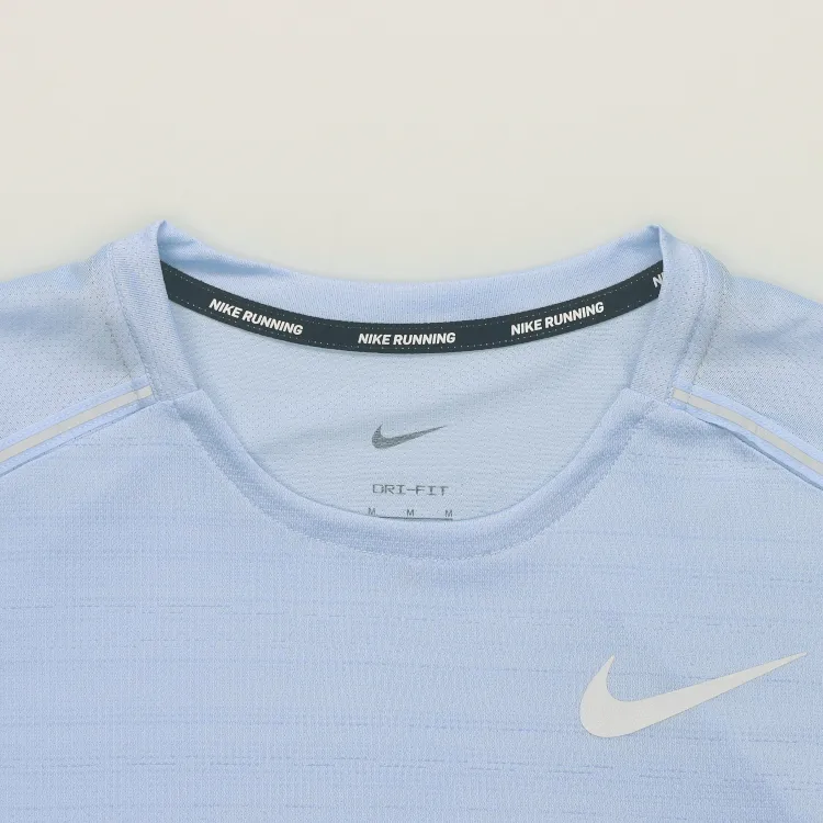 Nike MILER T Shirts Men Cobalt Blue-4