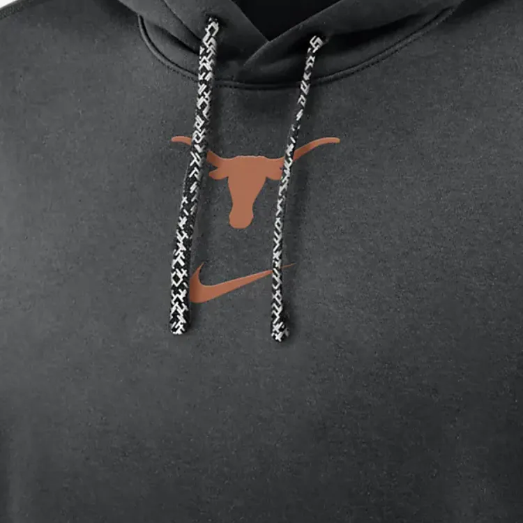 Nike Texas Longhorns Sideline Team Issue Club Men's Nike College Pullover Hoodie-1