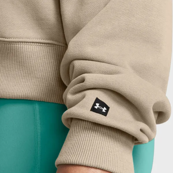 Under Armour Sweatshirt Women's Wild Cow Leather Khaki-4