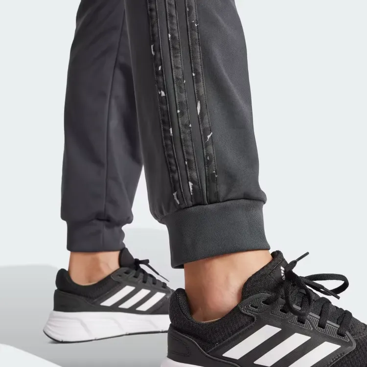 Adidas Knitted Sports Pants Women's Dark Gray-3