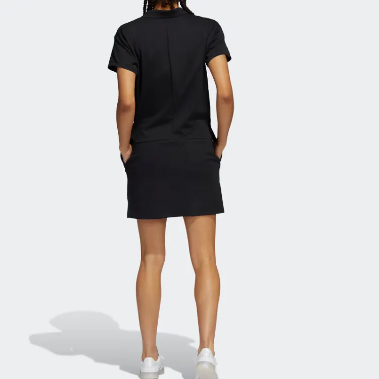 Adidas Short Sleeved Dress Women's Black-5