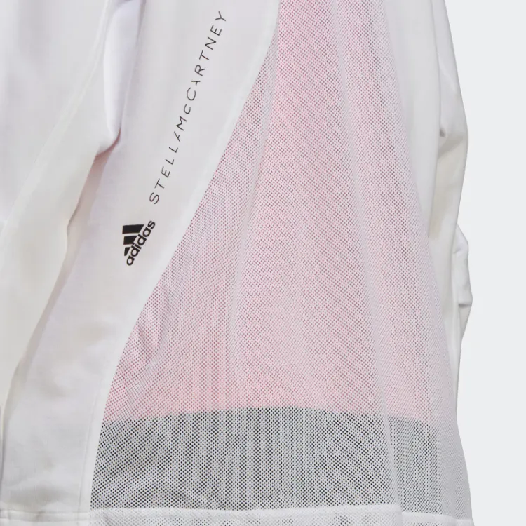 Adidas Clothing Drop Shoulder Sleeve T Shirt Women's White-4