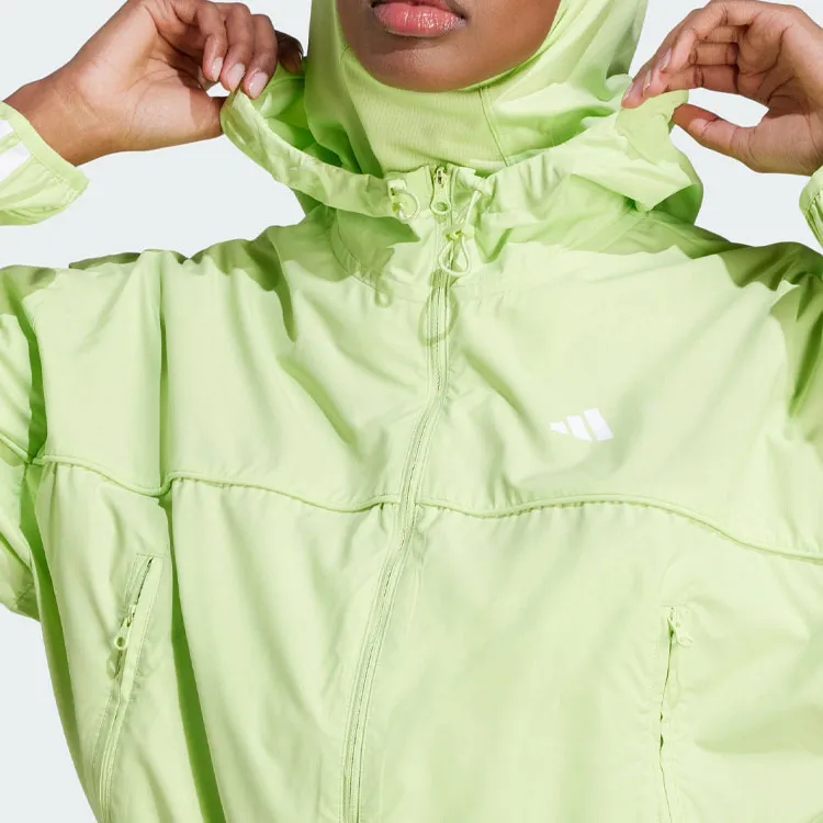 Adidas Jackets Women's Pulse Acid Orange Green-5