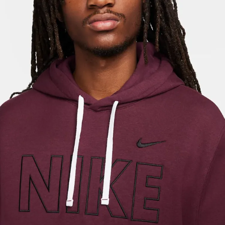 Nike Sportswear Club Fleece Sweatshirt Men's Night Brown Red-3