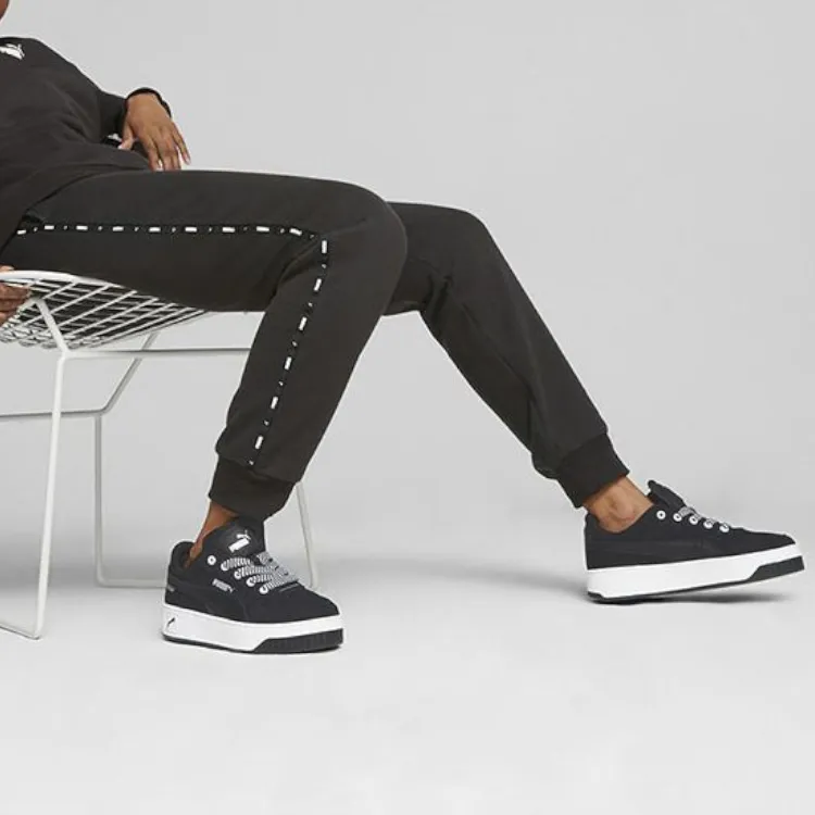 PUMA Knitted Sports Pants Women's Black-5
