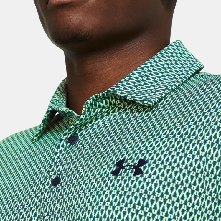Under Armour UA Playoff Polo Shirt Men's Matrix Green-4