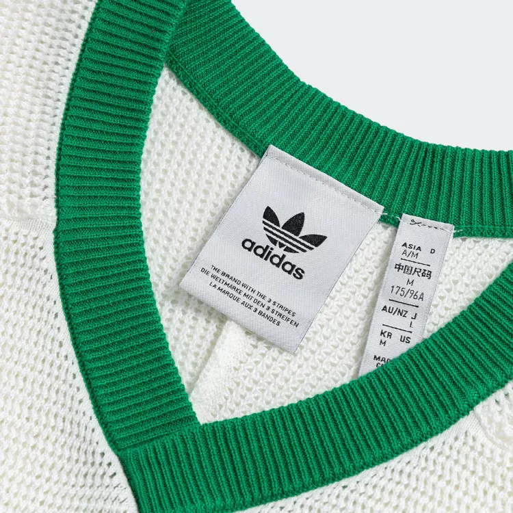 Adidas Originals BLOCKCORE SHORT SLEEVE KNIT T SHIRT T Shirt Unisex White-6