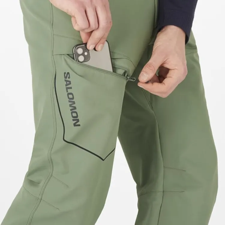 SALOMON WAYFARER Cargo Pants Men's Green-4