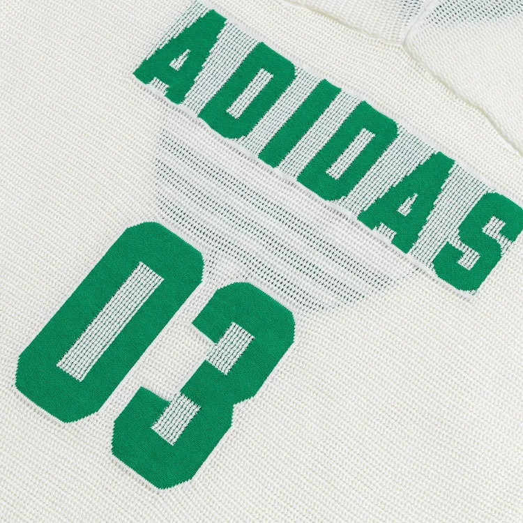 Adidas Originals BLOCKCORE SHORT SLEEVE KNIT T SHIRT T Shirt Unisex White-4