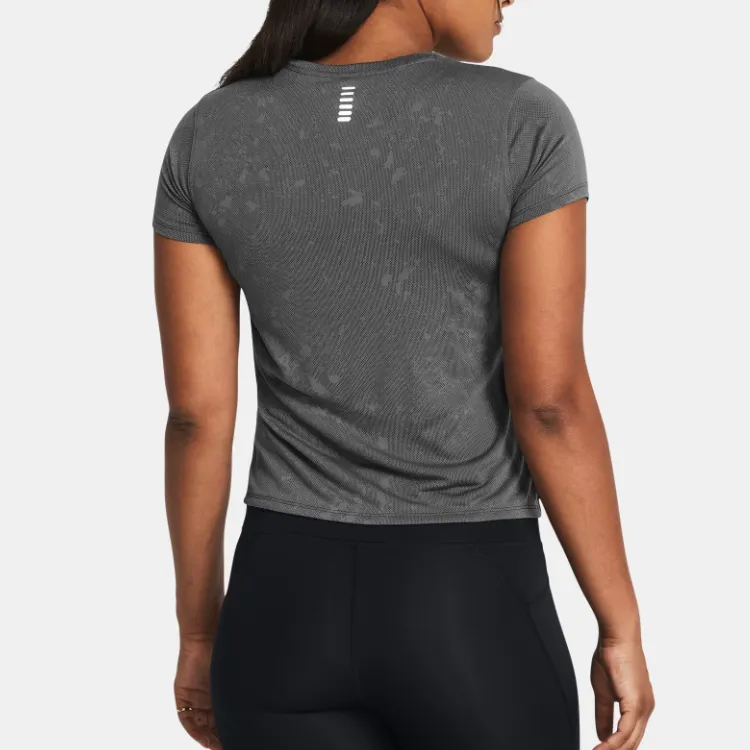Under Armour Launch Splatter T Shirt Women's Lead-3