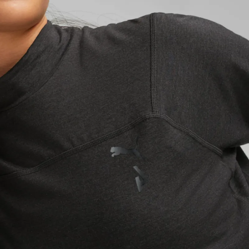 PUMA SEASONS T Shirts Women's Black-4