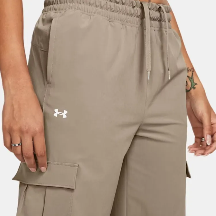 Under Armour Armoursport Knitted Sports Pants Women's High Ground Light Brown-5