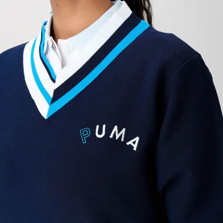 PUMA Knitwear Women's Blue-4