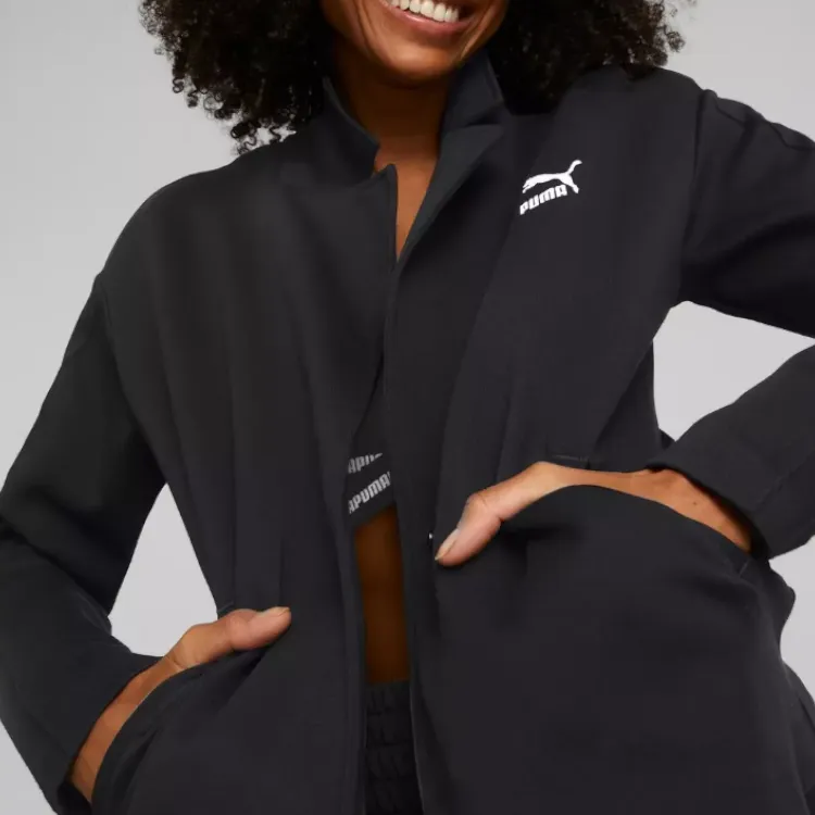 PUMA T7 T7 Blazer Track Jacket Jacket Women's Black-4