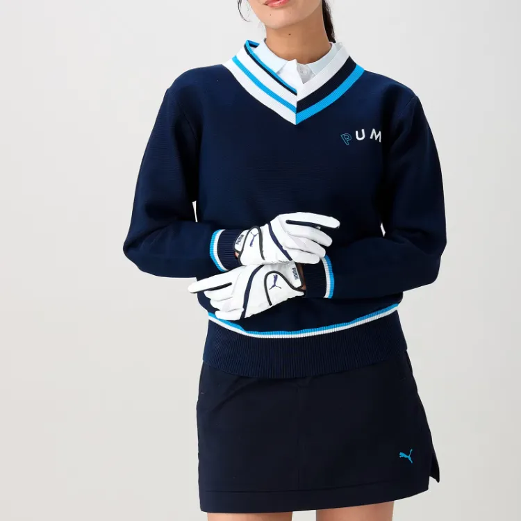 PUMA Knitwear Women's Blue-2