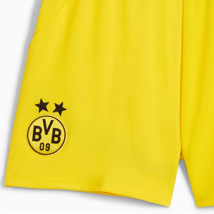 PUMA Borussia Dortmund Sports Shorts Borussia Dortmund Soccer Club 24 25 Season Women's Yellow-2