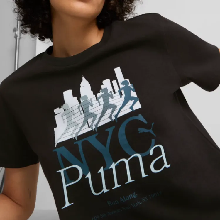 PUMA Nyc Women's Cropped Tee-2