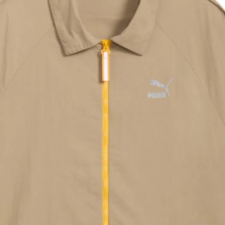 PUMA NYCT7 Track Long Run WindCELL Jackets Coats Men Oak Branch-2