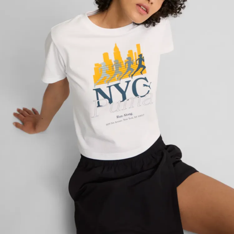 PUMA NYCDRYCELL T-Shirt Women's White-3