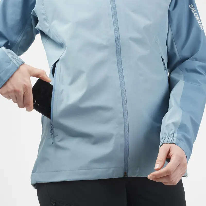 SALOMON OUTLINE GORE Jackets Coats Women's Blue-3